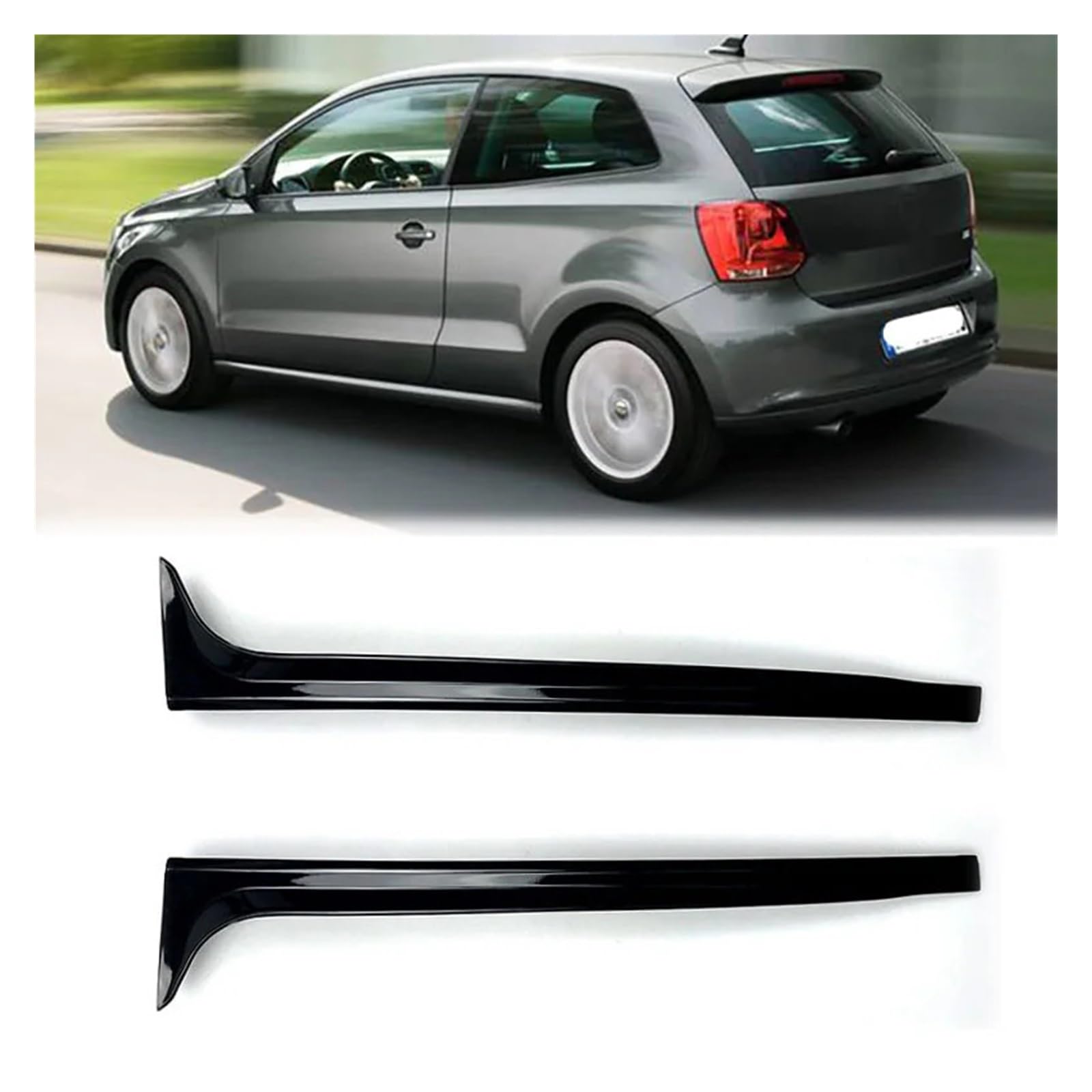 Para tylnych szyb,spojlerów bocznych,Compatible With VW,for Polo
