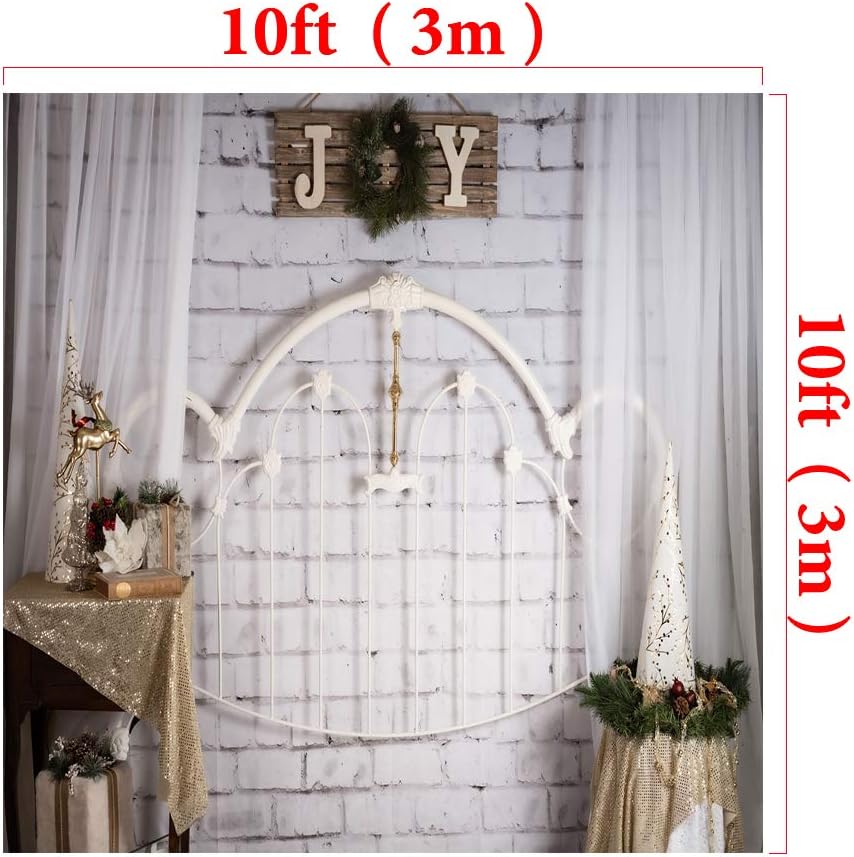 Exclusive Kate 10x10ft Christmas Backdrops for Photography Christmas Headboard Backdrop Portrait Photo Background for Photo Studio 🔥 Hot Deals Kate 10x10ft Christmas Backdrops for Photography Christmas Headboard Backdrop Portrait Photo Background for Photo Studio