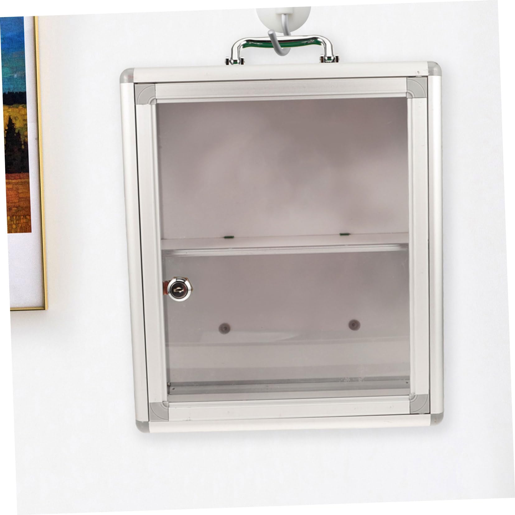 Botiquín y Almacenamiento Clasificado Gran Capacidad de Primeros Auxilios para Pared Diseño Montado en Pared, Panel Transparente para Oficina o Coche