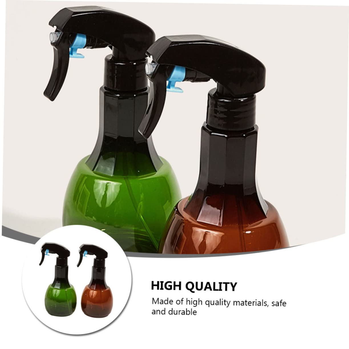 POPETPOP 6stücke Sprühflaschen Für Friseure Automatischer Hochdruck-sprayer Für Und Gartenbewässerung Braun Und Grün Nachfüllbar Für Salon Und Zuhause