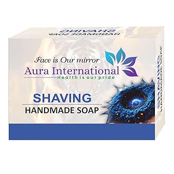 Aura International Handmade Shaving Soap, 100% Natural Handmade shaving soap for men (Pack of 4)