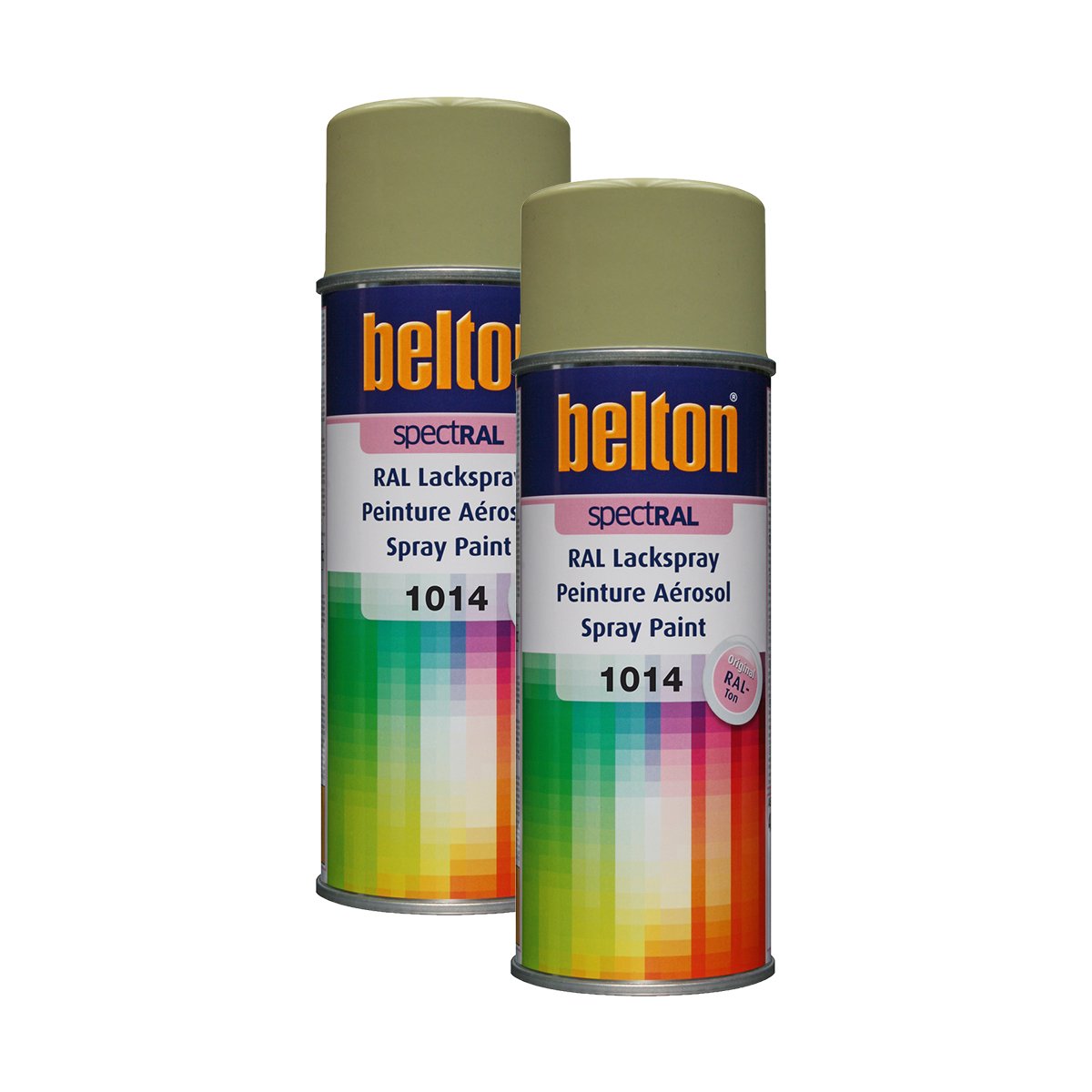 Kwasny Belton Spectral Lackspray RAL 1014 Elfenbein Hochglanz, 2x 400ml Dose – Professionelle Sprühlackierung