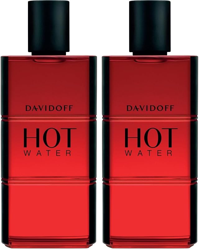 Davidoff Hot Water Eau de Toilette – Colonia para hombre Ambery – Con notas de albahaca, pimentón y benjuí – Perfumes de lujo para hombres – Fragancia de larga duración