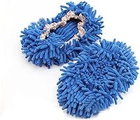 Vista 2 de Limpiador de microfibra Limpiadores de zapatos Limpiador de zapatos Mopa de polvo Zapatillas DIY Foot Mop Zapatos Lavable Cubierta de trapeador