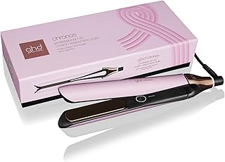 Ghd Chronos Limited Edition - Plancha de pelo en color rosa sorbete con funda protectora contra el calor - Más avanzado, peinado inteligente 3 veces más rápido, más brillo, sin daños extremos por