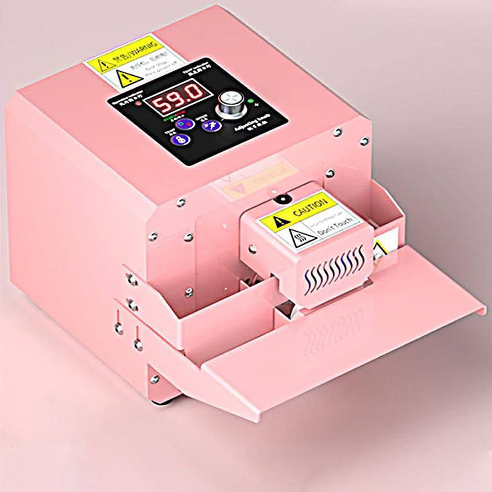 Macchina termosaldatrice per Sacchetti di plastica Completamente Automatica, Temperatura e velocità Regolabili, Macchina termosaldante a Tamburo da 6 m/min. C