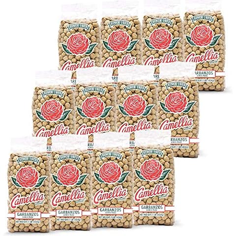 Camellia Brand Dried Garbanzo Beans (Chickpeas), 1 Pound (Pack of 12) Cover