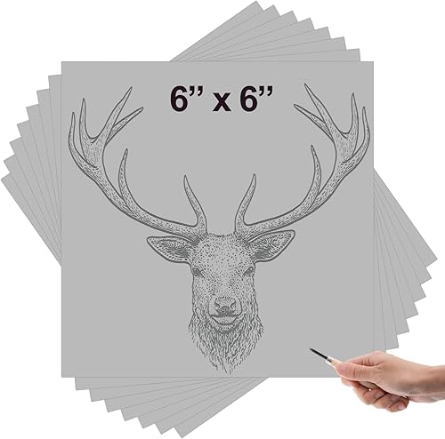 Miniatura 12 de Yeaqee 4 bloques de linóleo de 9 x 12 pulgadas, bloque de tallado de goma suave, hoja de linóleo grande, placas de lino sin montar para grabar