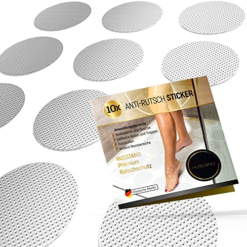 husstand Anti-Rutsch Aufkleber für Badewanne & Dusche - 100% Transparent &...