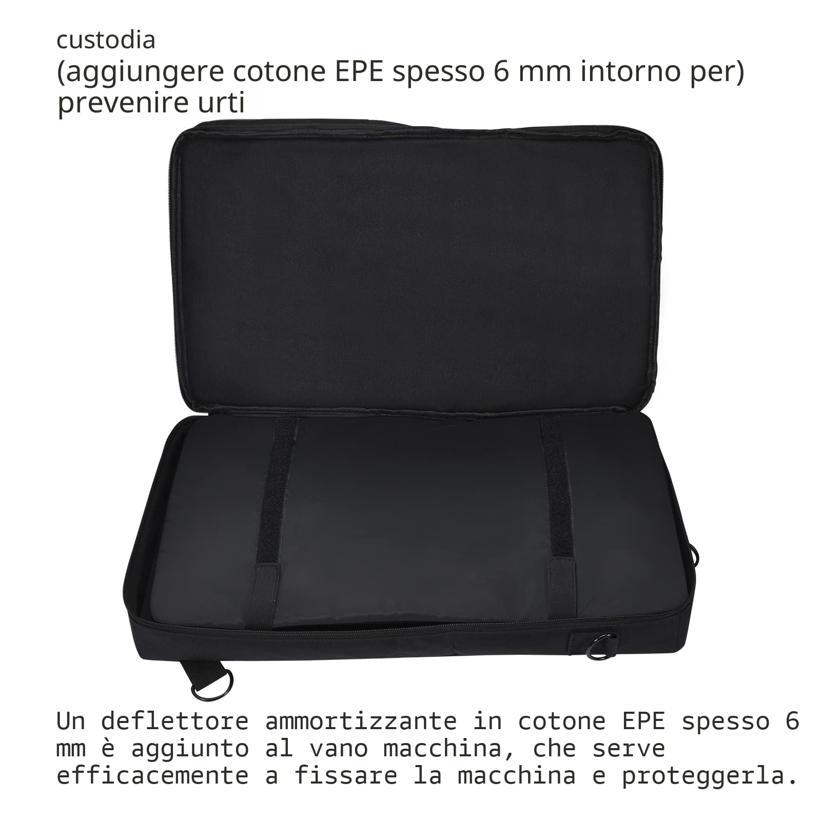 Custodia Protettiva da Viaggio per Pioneer DJ DDJ-FLX4/DDJ-400/DDJ-SB3 o Roland DJ-202 DJ Controller, Custodia per Trasporto con Accessori e Tracolla Regolabile (per FLX4)