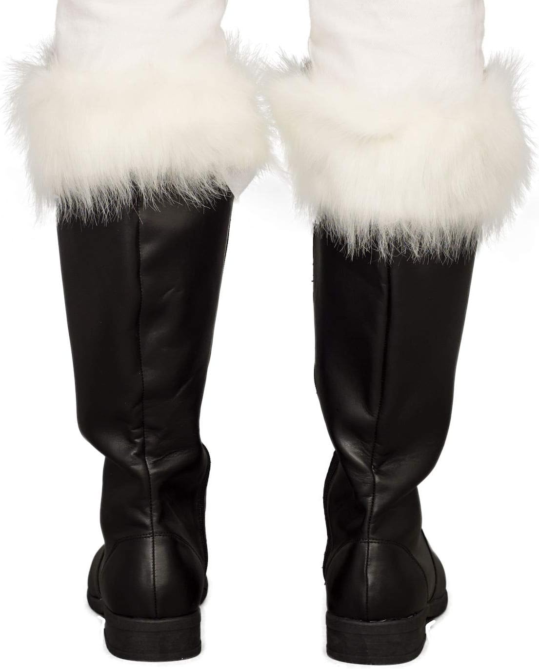 Black Santa Claus Costume Boots
