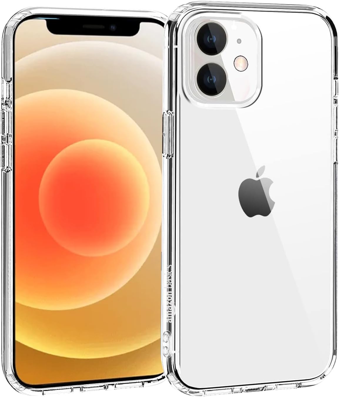 amazon basics iPhone Case for 12-TPU-Crystal Clean