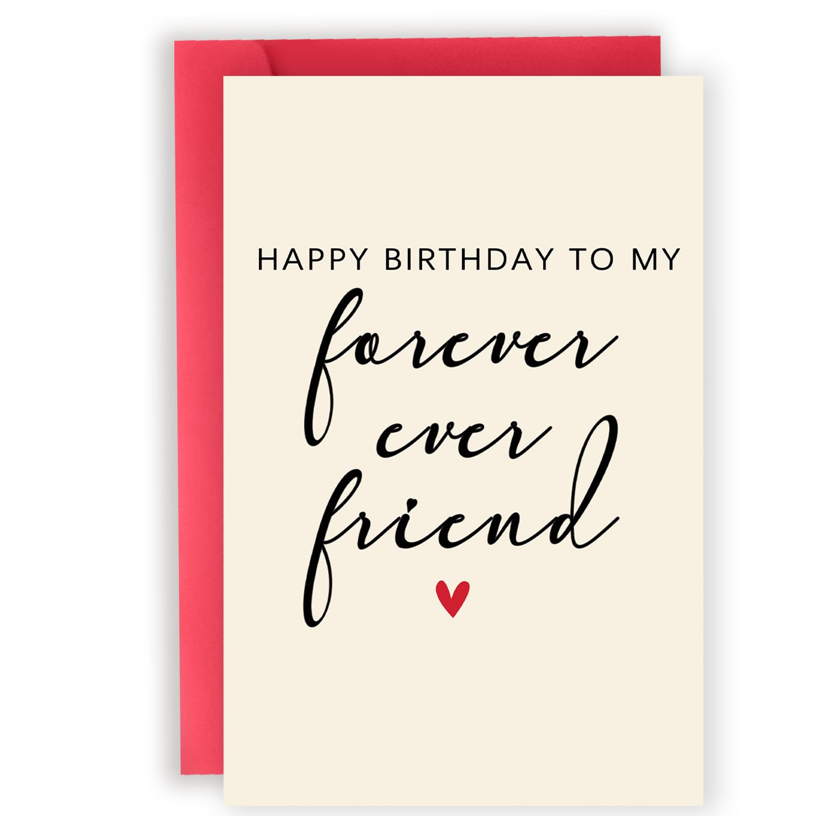 Abeletree Funny Birthday Cards for Friend Sister Bestie, Best Friend Birthday Gifts for Women Female Her