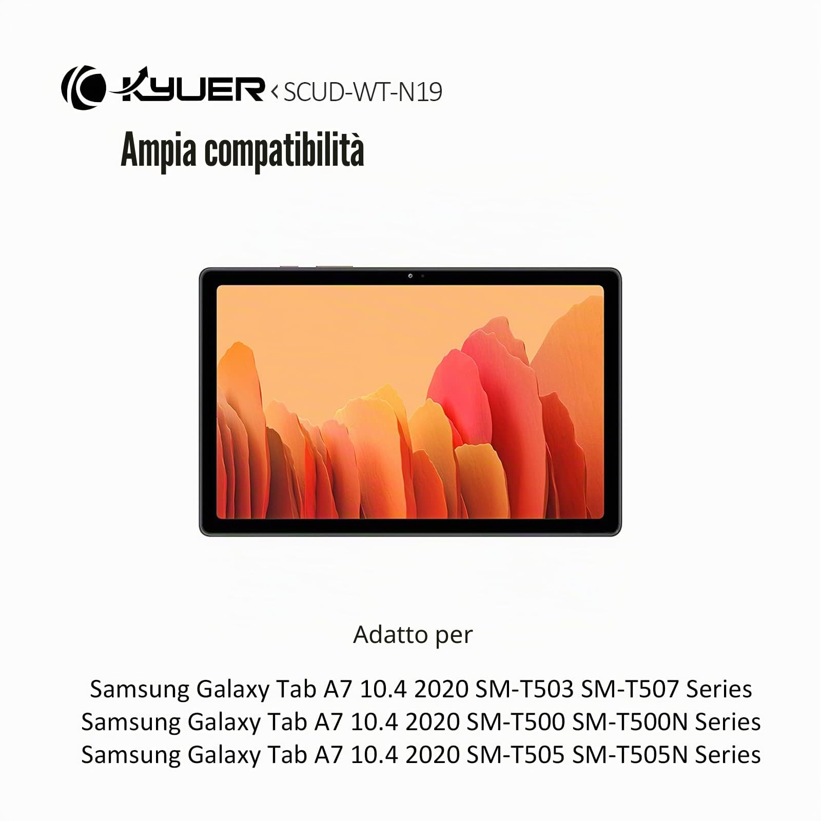 SCUD-WT-N19 Tablet Batteria per Samsung Galaxy Tab A7 10.4 (2020) SM-T500 SM-T505 SM-T500N SM-T505N SM-T503 SM-T507 SM-T507N WiFi LTE Cellular 10.4" Replacement Battery with Tools 27.1Wh 7040mAh