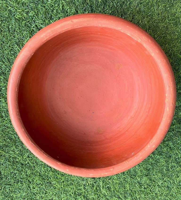 Blossoms Store Earthen Bird Water Drinking Pot | Curd Port