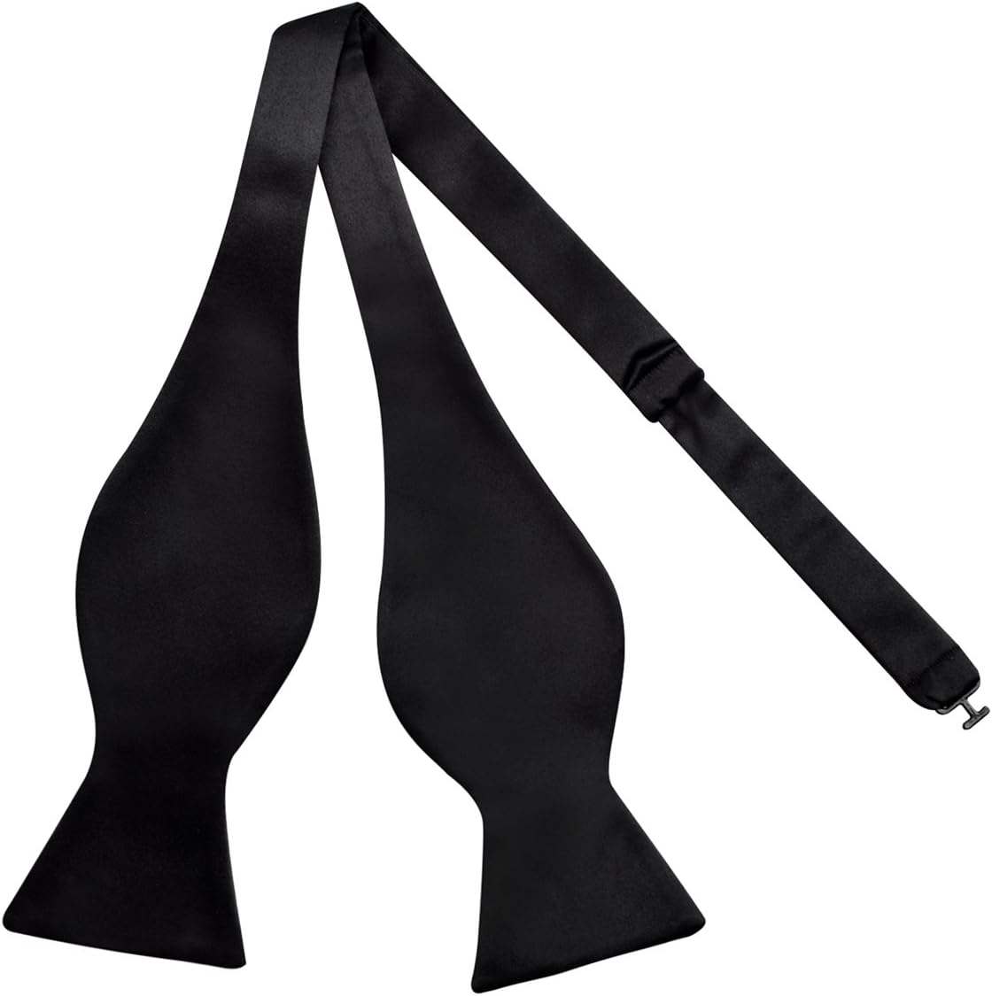 Mens Solid Self Bow Tie Jacquard Woven Bowtie for Men Tuxedo