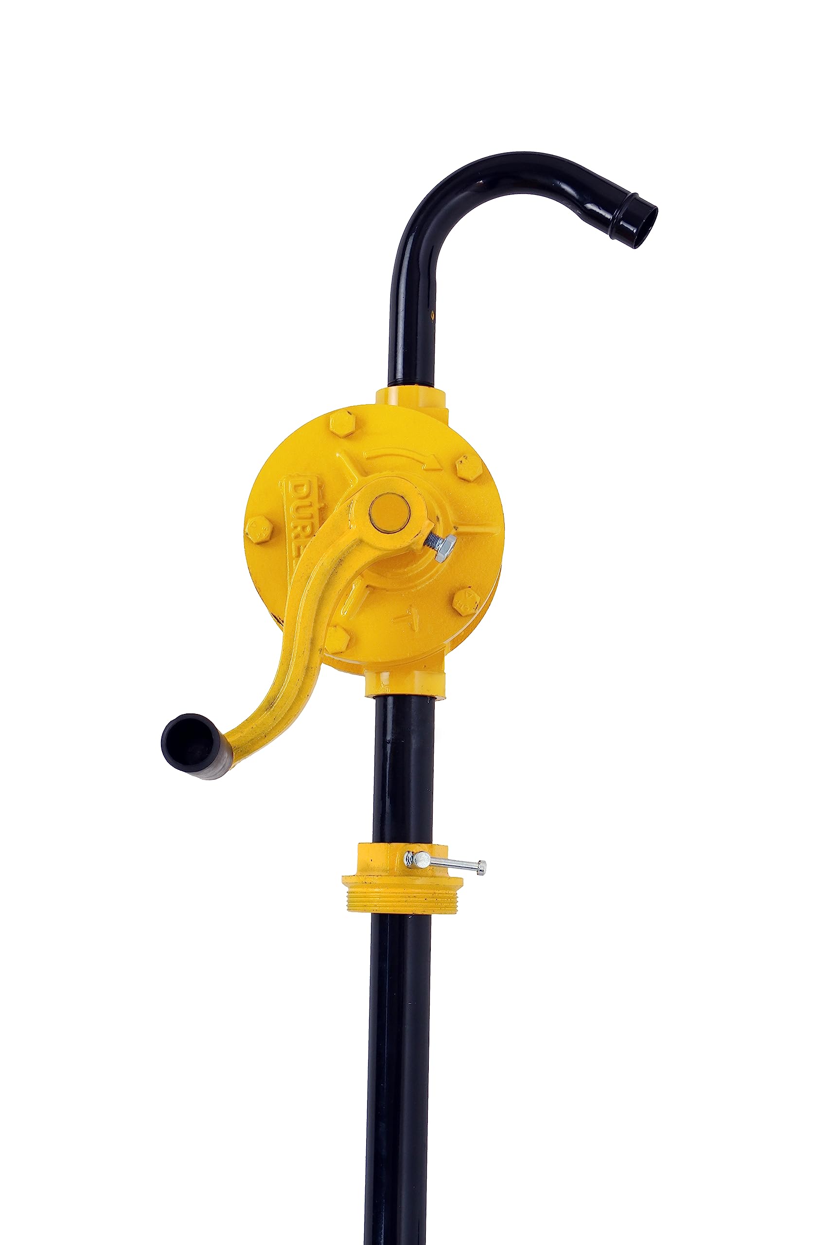 DURELO D-RBP-3 Rotary Barrel Pump for 210 Litre drum with Dual Direction Operation Rugged Body Flow Rate: 5 Liters/20 Turns | Oil Pump (Yellow/Black)