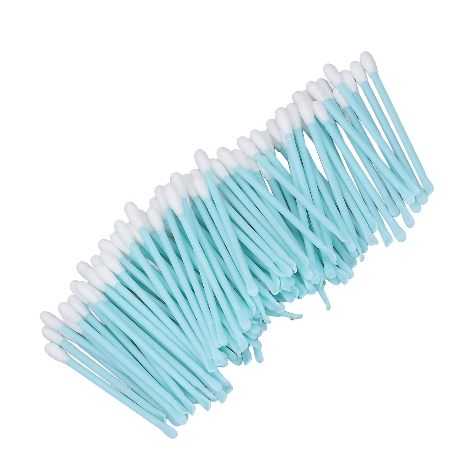 100PCS 2 in 1 Cotton Swabs Double Head Cleaning Ear Scoop Cotton Swab Disposable Makeup Remover Tool with Storage Box