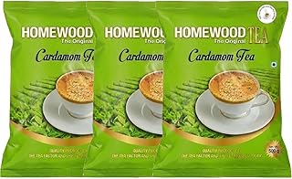 OOTY Homewood Premium Cardamom Tea Powder | Nilgiris-Sourced | Value Pack 1Kg (500g x 3) Price In India