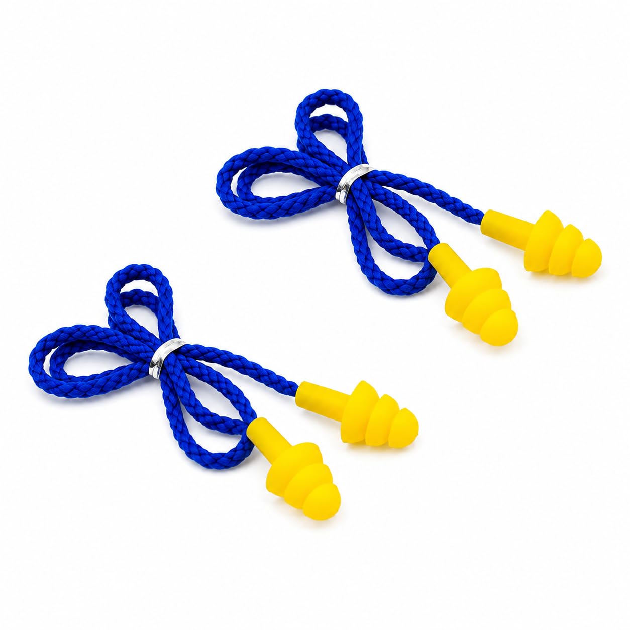 meeto 2 pair silicone ear plugs comfortable effective hearing protection soft silicone ear plugs for noise cancellation, soundproof, meditation, swimming (pack of 1)