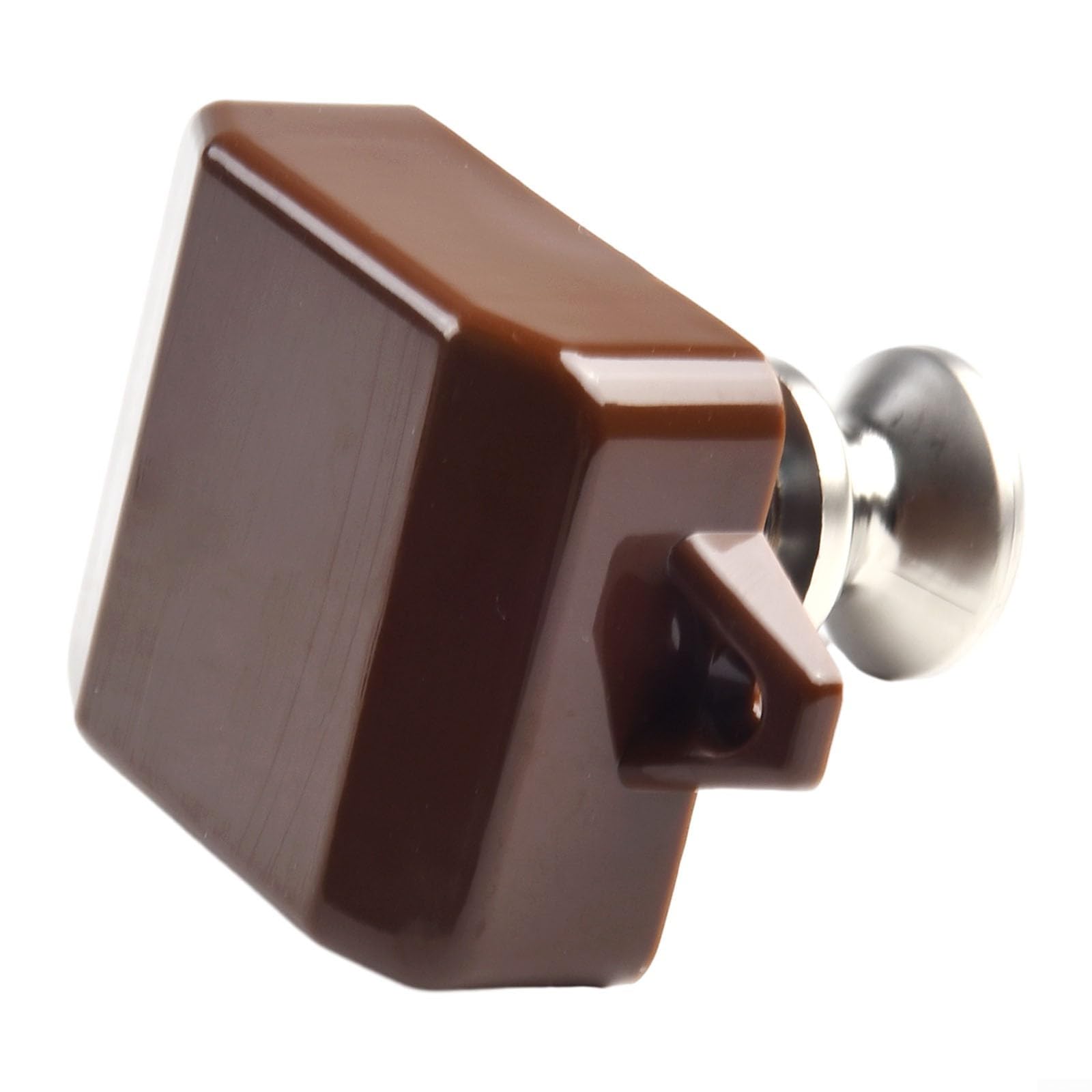 Pomello a pulsante per serratura dell'armadio, per camper, roulotte, camper, yacht, cassetti, mobili con placcatura in nichel perlato, 14-22 mm
