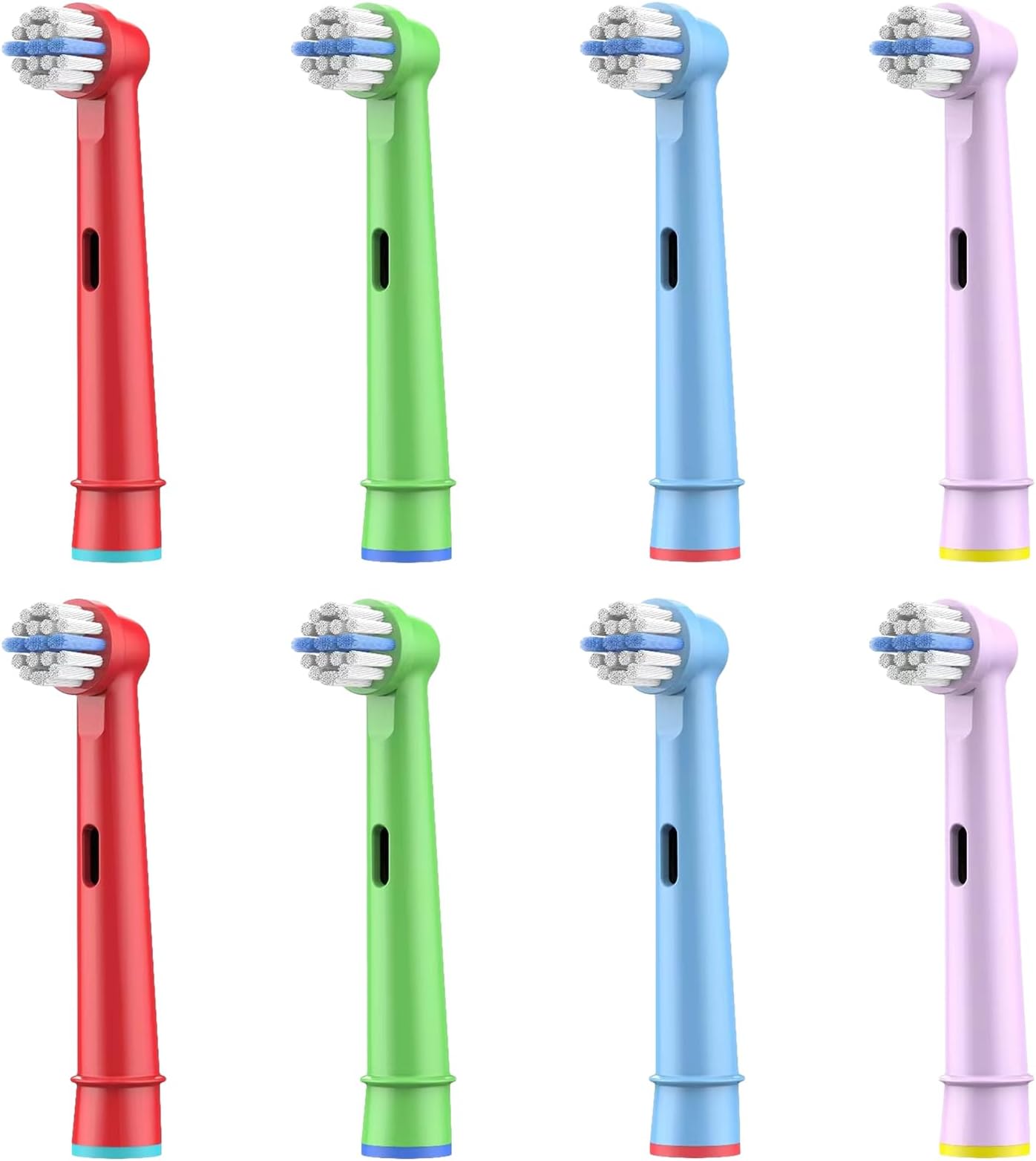8pcs Kids Replacement Heads Compatible with Braun Oral B Kids Electric Toothbrush, Ultra Soft Bristles