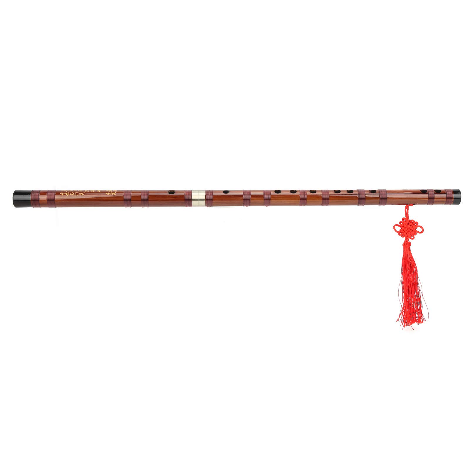 Flûte en bambou, ZD-02 Flûte en bambou Belle généreuse avec des poèmes de style chinois pour une performance en plein air pour l'examen de qualité