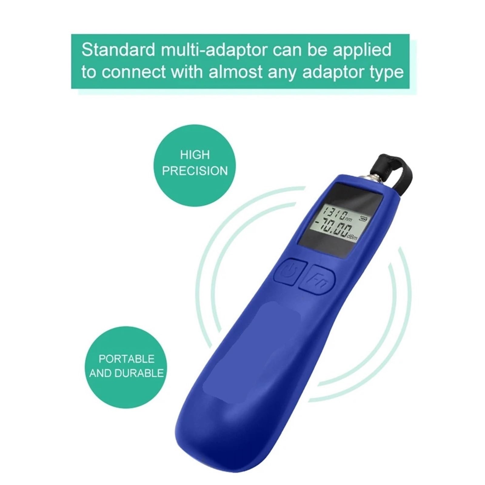 2 Uds Mini Probador Medidor De Potencia Óptica Portátil