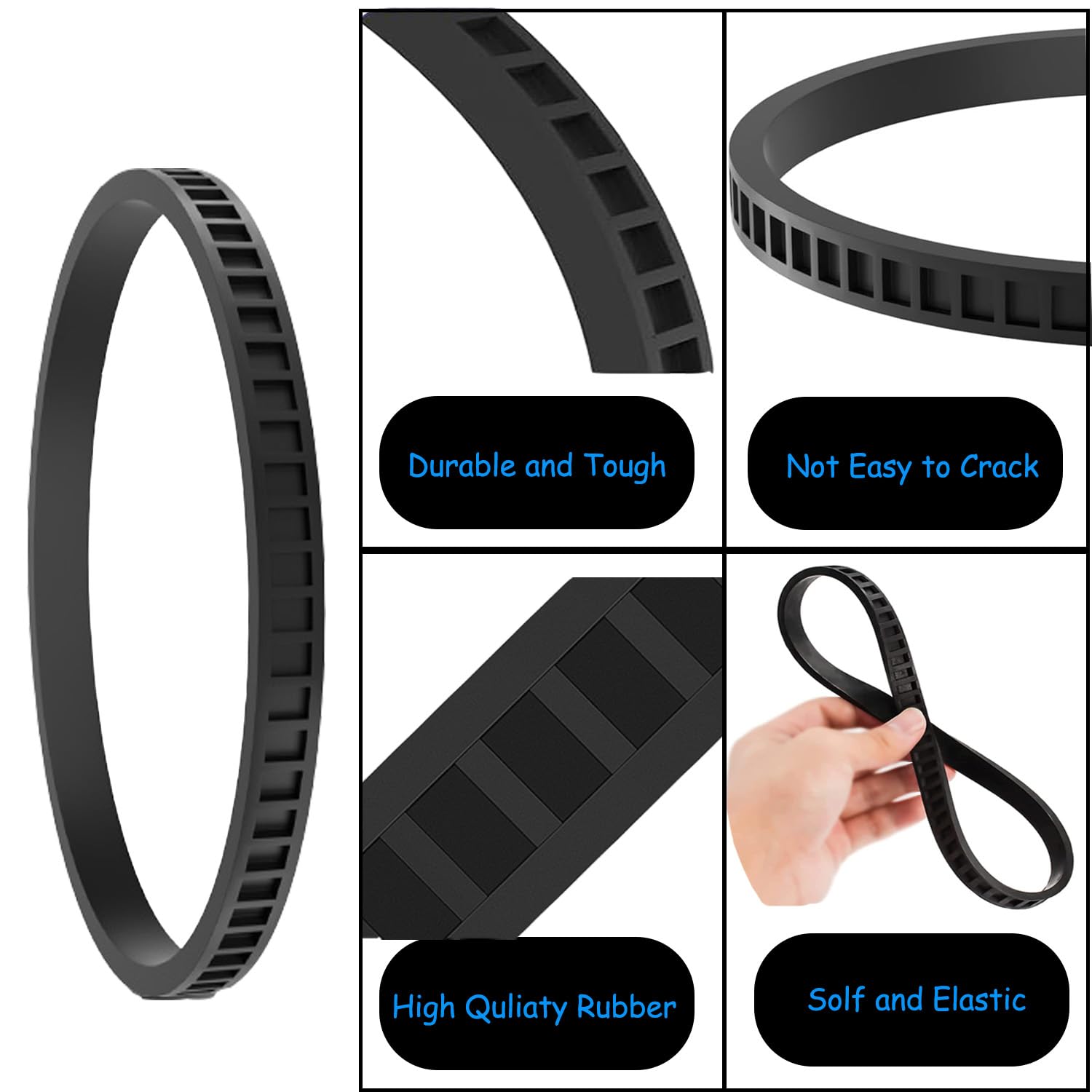 Milwaukee Pulley Tire Replacement - 4 Pack -5
