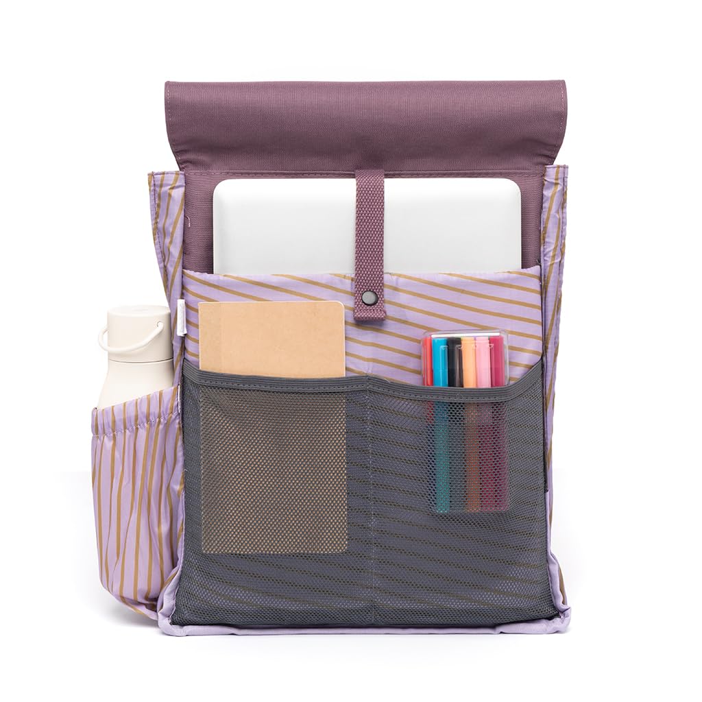 Lefrik - Mochila Handy Mini - Backpack Compacta Ordenador Portátil 13 Pulgadas - Ligera reciclado 100% - (Maroon)