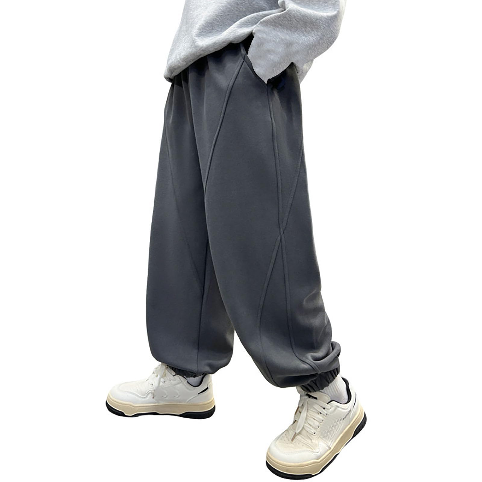 Pantalones Niño Pantalon Chandal Niño Pantalones para Gris Blanco Impermeable Portero Niña Verde Térmicos El Frio De Yoga Pana Cargo Entrenamiento Deportes 150 14 Años Chándal 12 Termicos Futbol