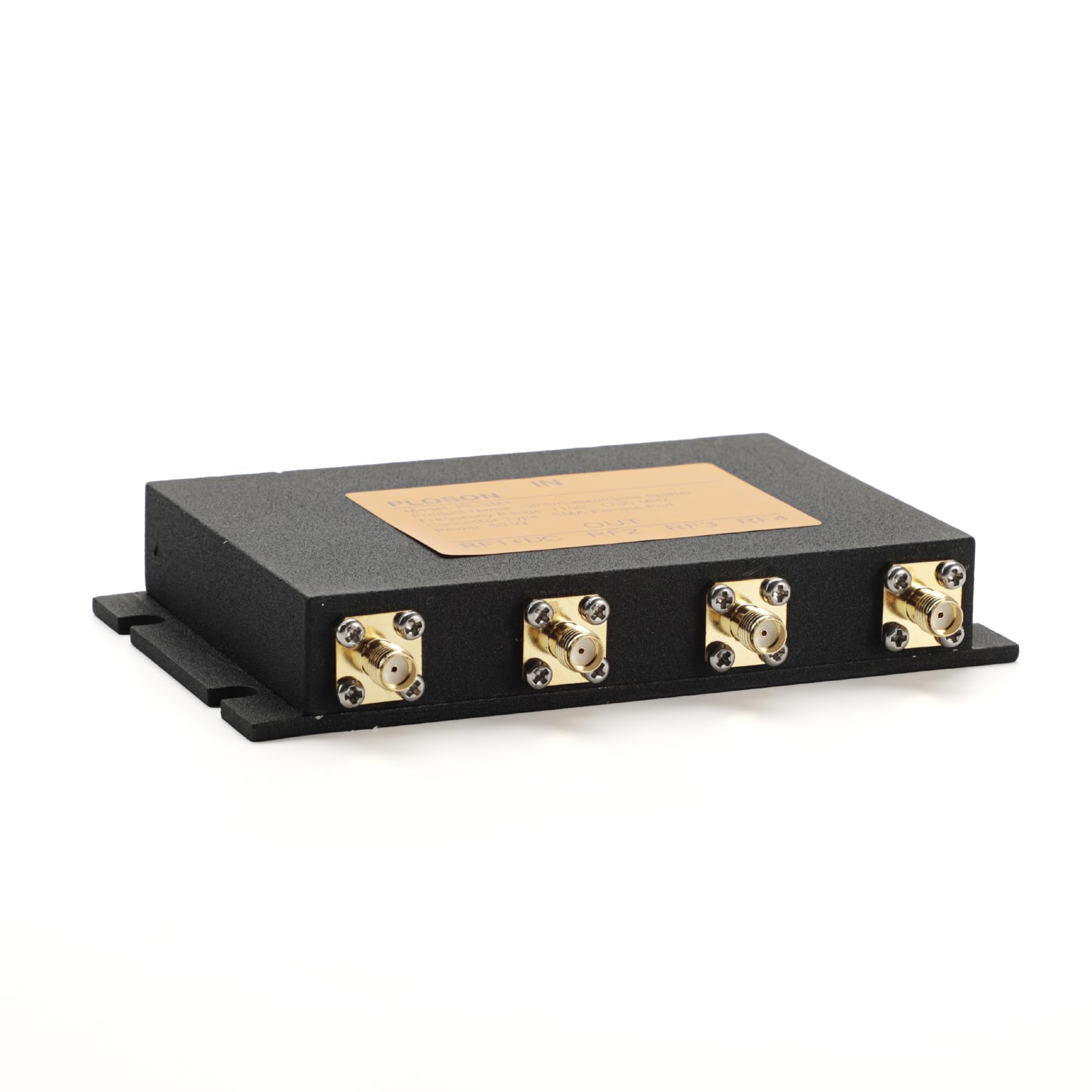PL-XX GPS/Galieo/Gnss 2-Ways/3-Way/4-Way Antenna Power Splitter 1100-1700MHz GPS Diviseur d’antenne diviseur Antenna Divider for Navire Maritime Marine Networking (4-Way SMA-Female)