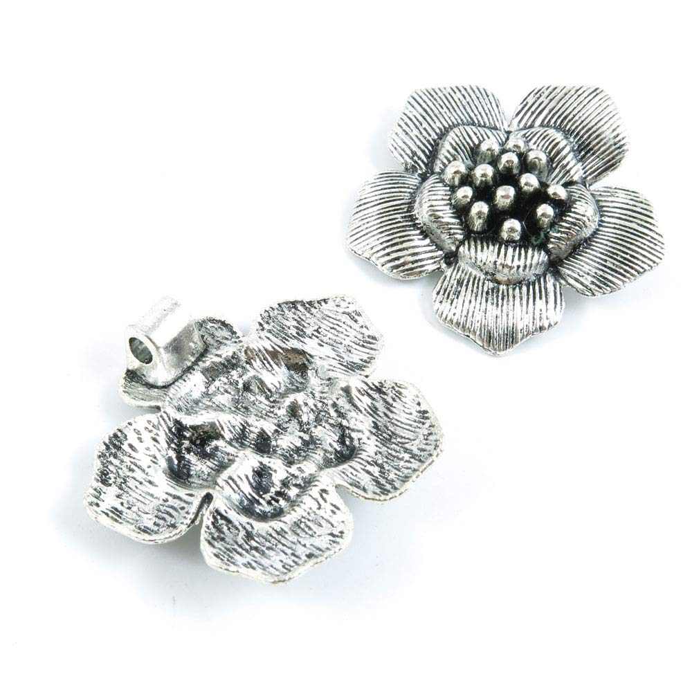 Antieke zilveren Tone Sieraden Charms ambacht kunst maken Crafting Kralen benodigdheden T1AM3Y De Walking Dead Antiek Zilver