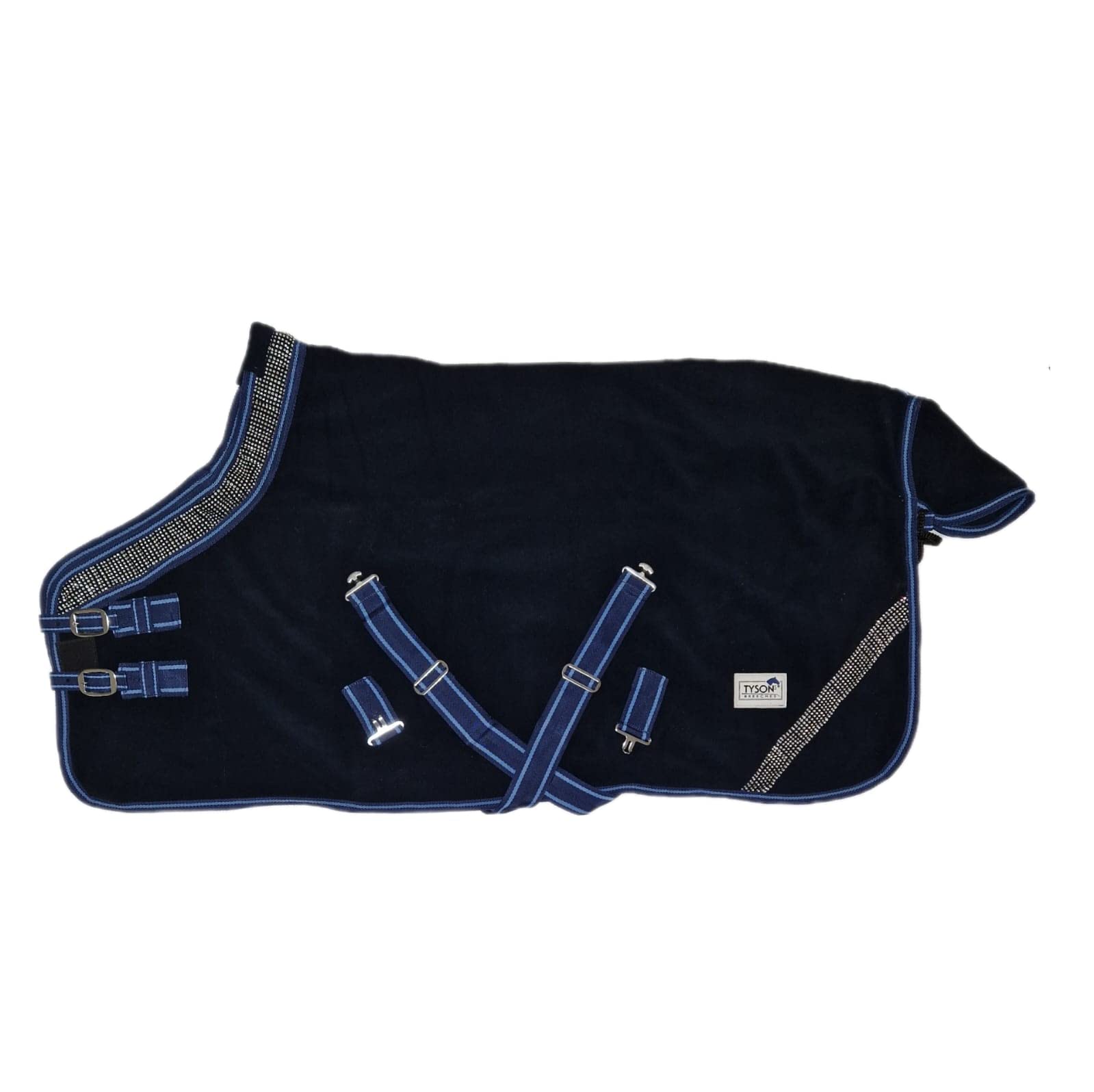 Glitzer Minishetty Minipony Mini Shetty 60 65 70 75 80 85 90 95 100 Tysons Dundelblau/Hellblau 2 X Art Strass (85)