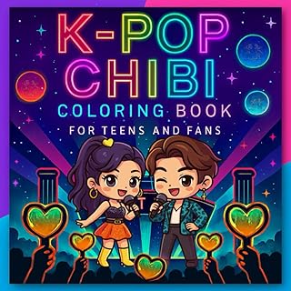 K‑POP Chibi Coloring Book for Teens and Fans: Cute Idol Scenes, Fun and Relaxing Pages, Collect, Enjoy, and Perfect Gift f...
