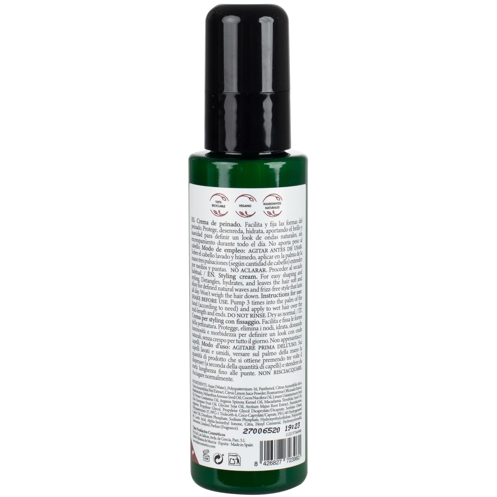 Tahe Nature krem do stylizacji włosów 100 ml