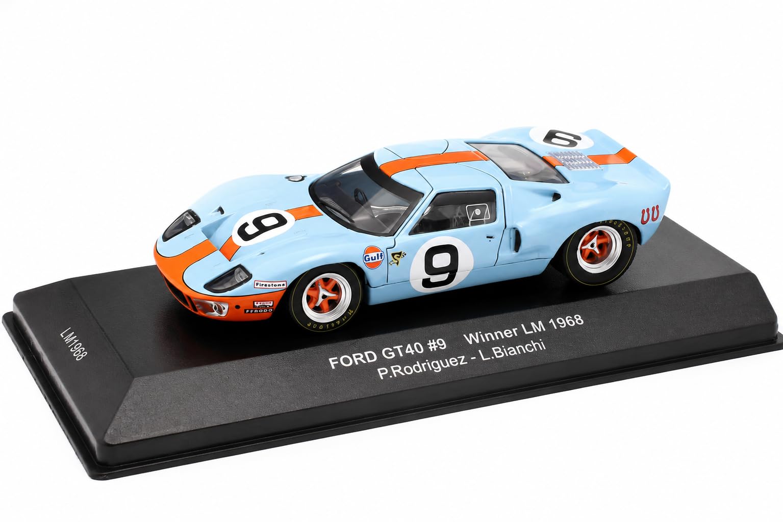 Amazon | イクソ(IXO) フォード GT40 ミニカー 1/43 Gulf ルマン24時間