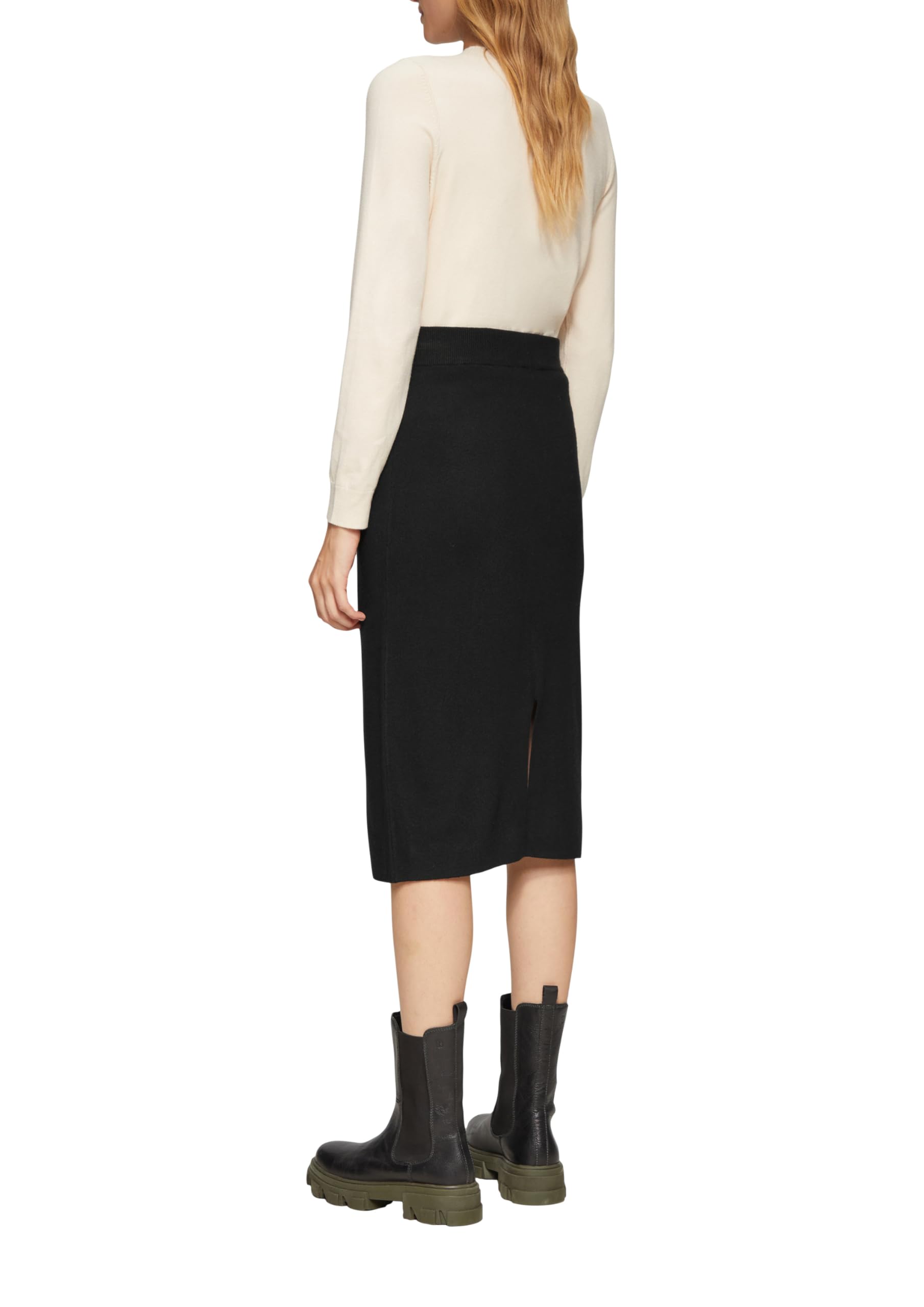 s.Oliver Elastischer Midi-Strickrock im Slim Fit