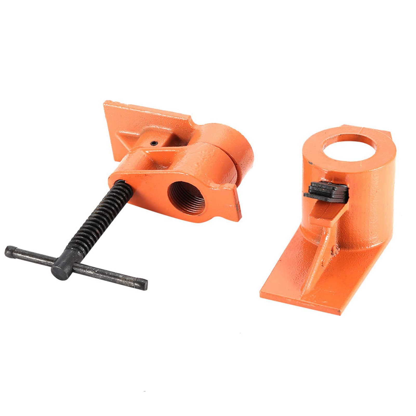 Pinza de abrazadera de tubería resistente de 1 pulgada para tubería negra, kit de herramientas de carpintería para abrazadera de madera, abrazadera de tubería de agua