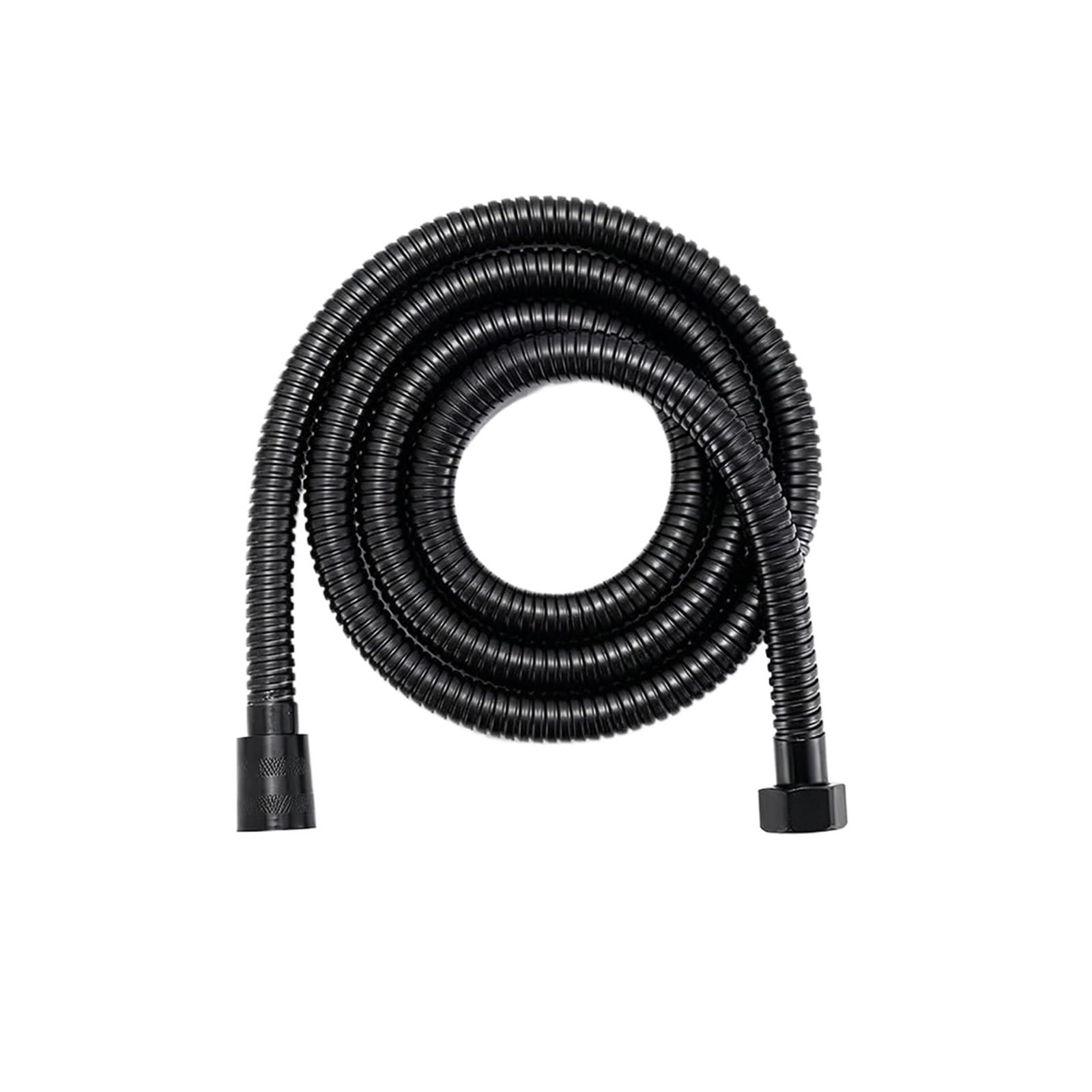 Stainless Steel Flexible Handheld Shower Head Pipe 2m/1.5m(Black 2m)