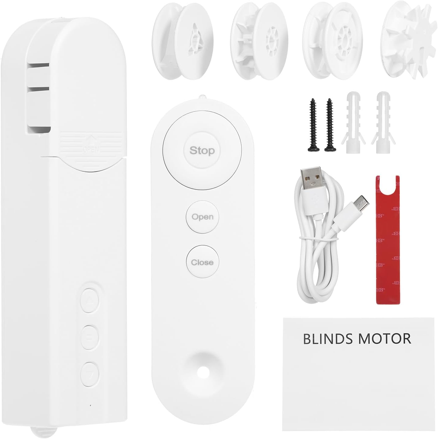 Motorized Blinds Drive Motor WiFi Control Smart Chain Roller App Control Shade Timer Schedule with Remote Control
