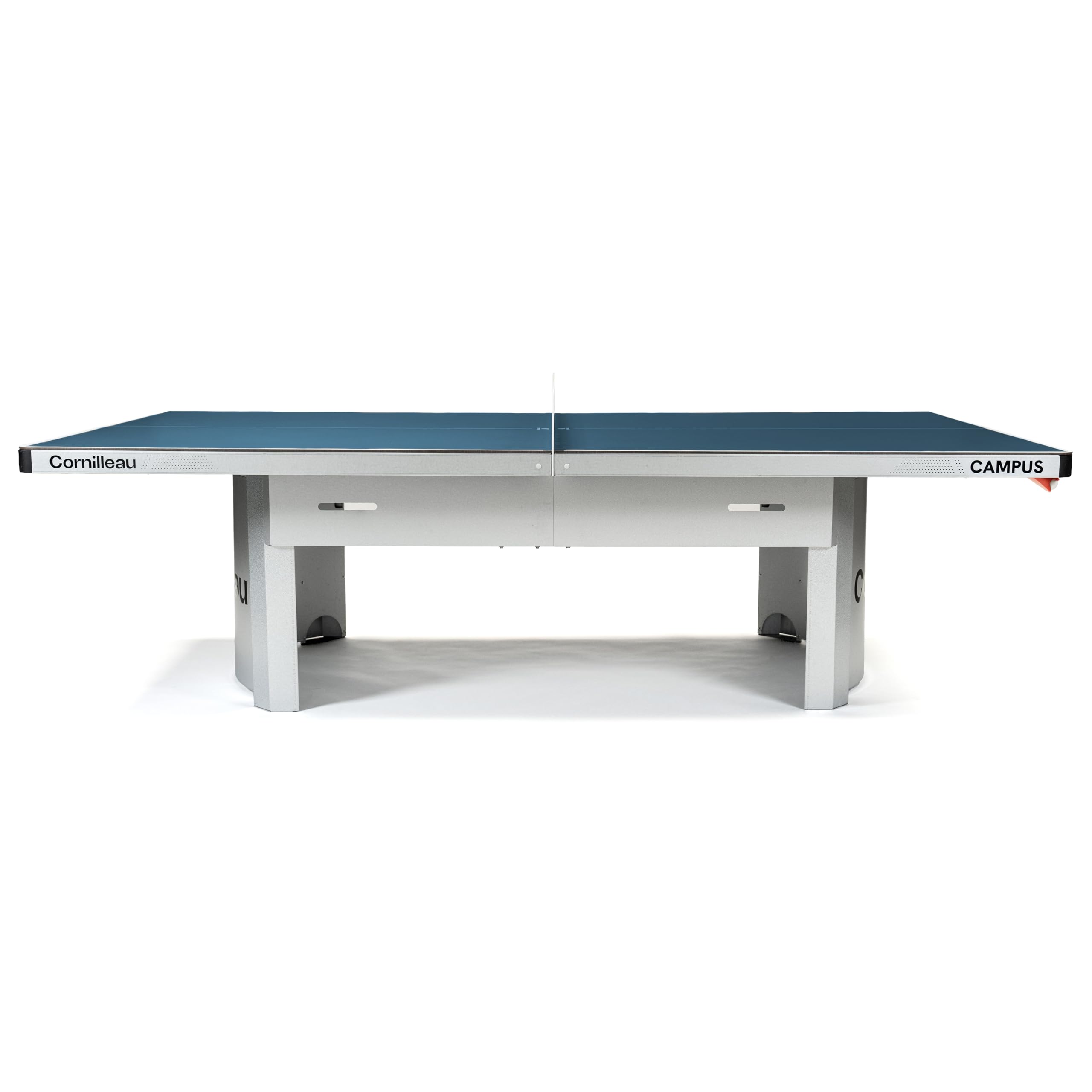 Cornilleau - Table de ping-Pong d'extérieur 510 Campus Fixe pour collectivités et Scolaires (Camping, Parcs, etc) - Rebond compétition (Bleu ou Gris 7mm) - Agrément FFTT Loisir et Scolaire (Bleu)