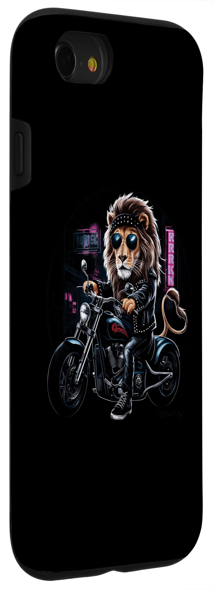 Amazon.com: iPhone SE (2020) / 7 / 8 Lion King Motorcycle