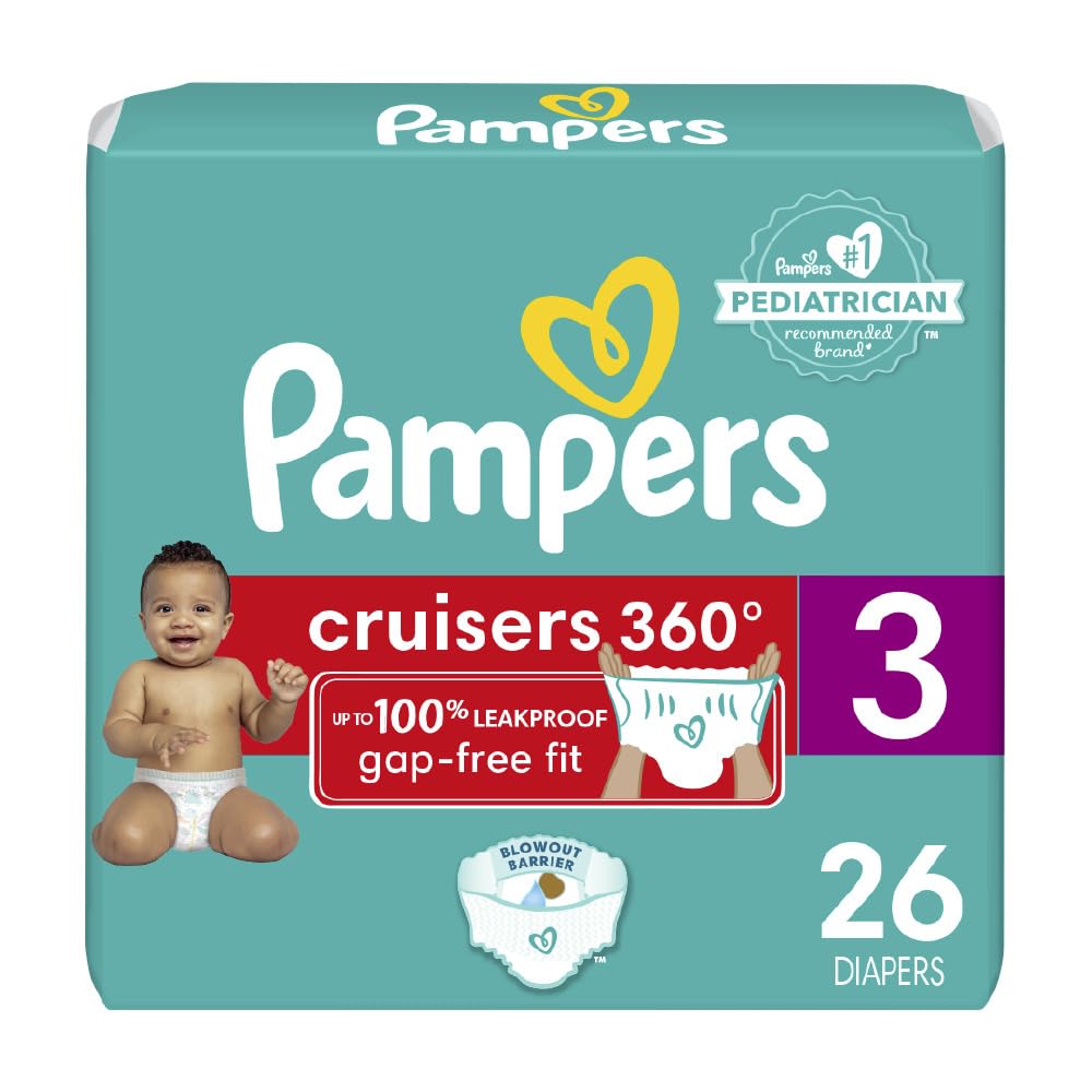 Pampers Cruisers 360 Diapers Size 3, 26Count : Amazon.in: Baby Products