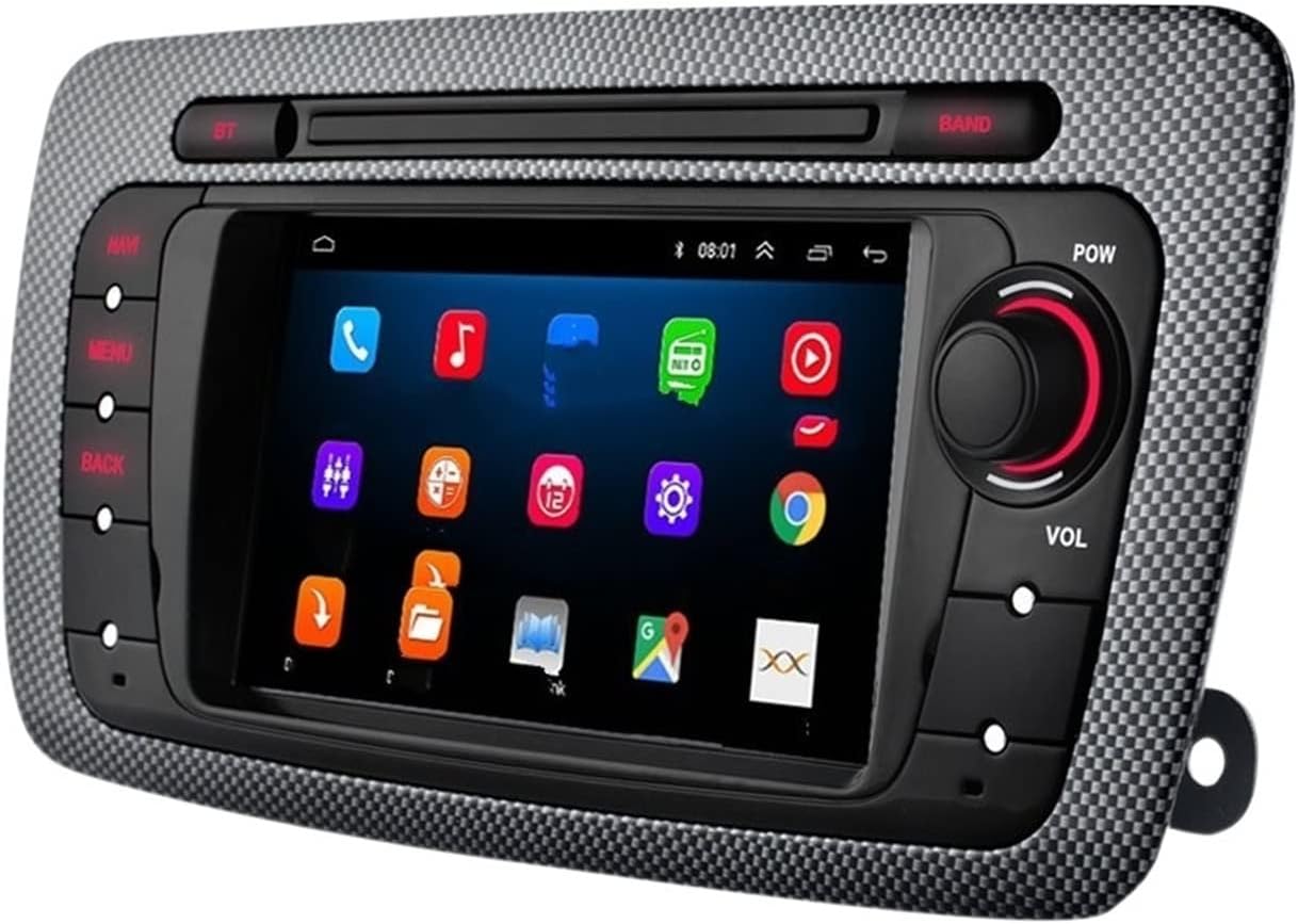 Android 14 Autoradio Für Seat Ibiza 2012-2015 - 9 Zoll Touchscreen Mit GPS & CarPlay