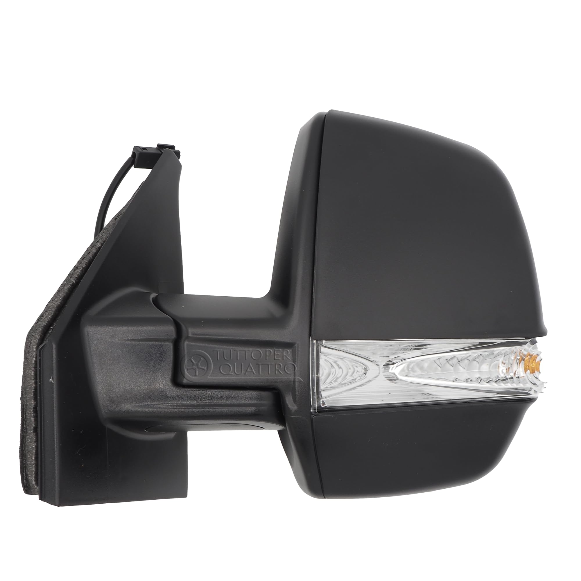 Specchietto Retrovisore per Fiat Doblo, Opel Combo, Destro, Nero, Manuale