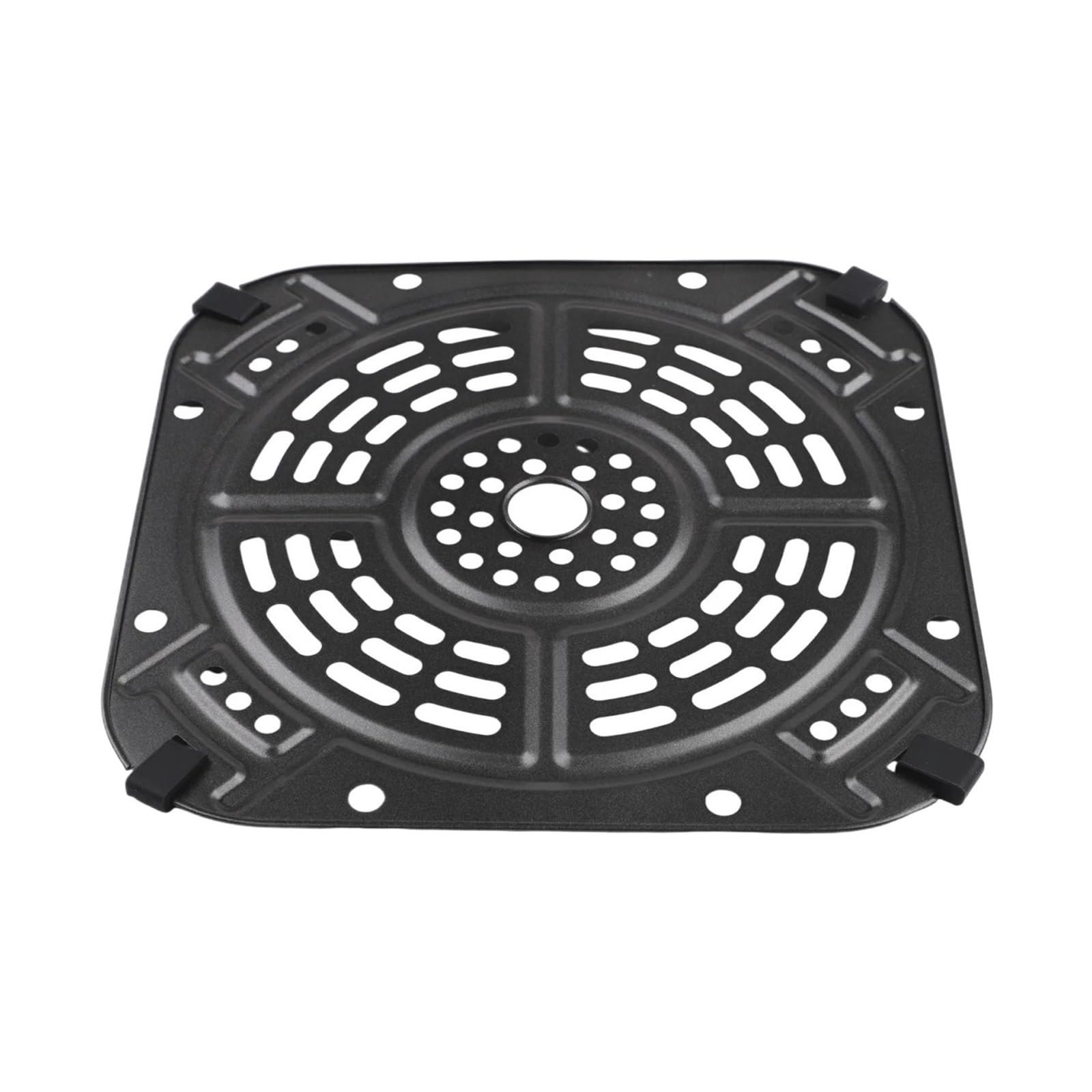 Genérico 1 Placa de Repuesto for freidora de Aire for 2 Cuartos. | 21,5x21,5 cm, bandeja cuadrada, duradera, compatible con AF141, fácil de limpiar