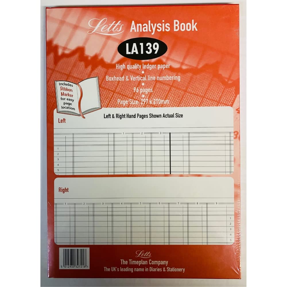Letts Analysis Book LA139 Hard Cover 96 Pages