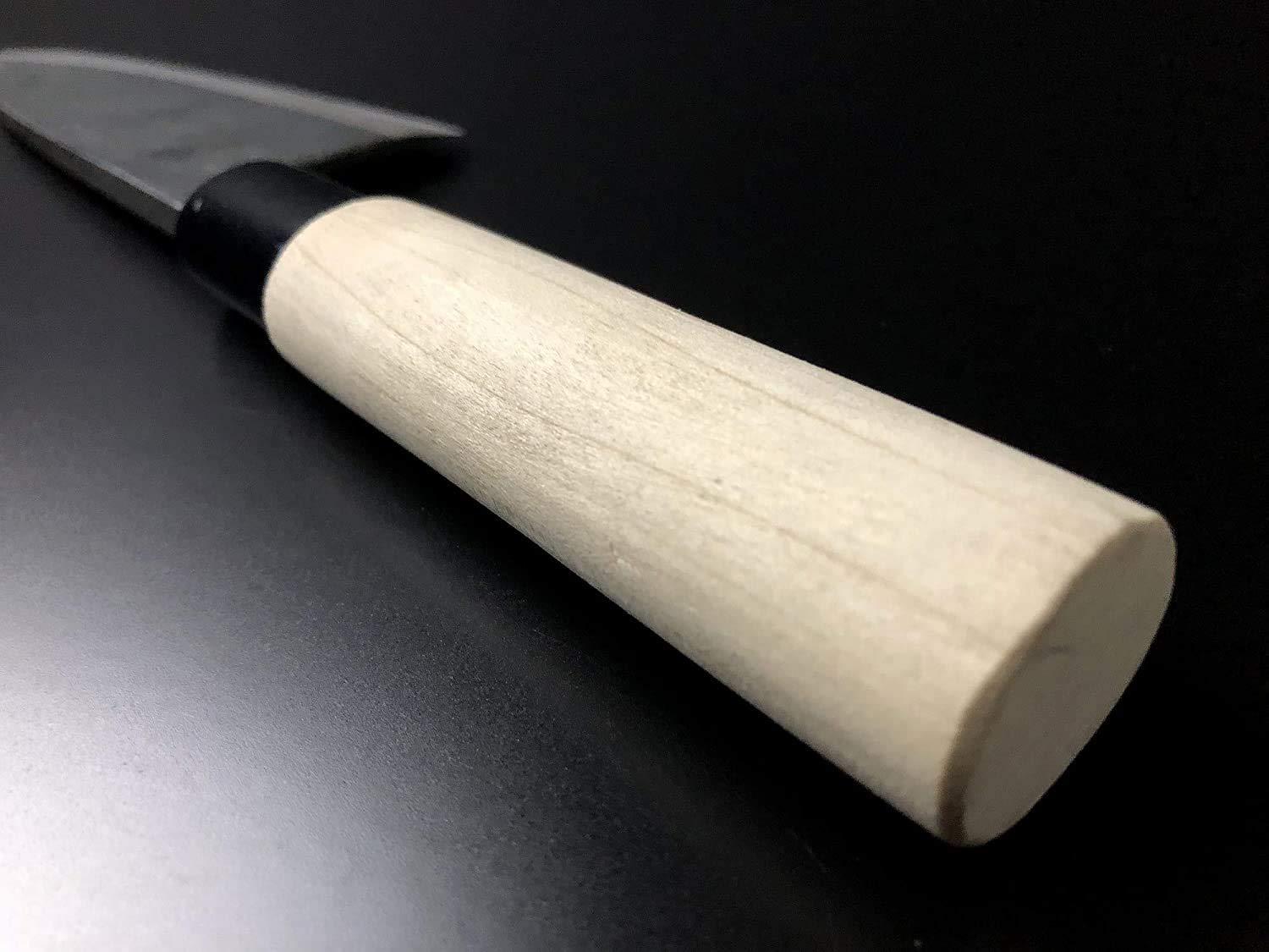 Amazon | 有次 包丁 黒出刃 105mm 日本製 白鋼2 築地 Aritsugu 朴の木