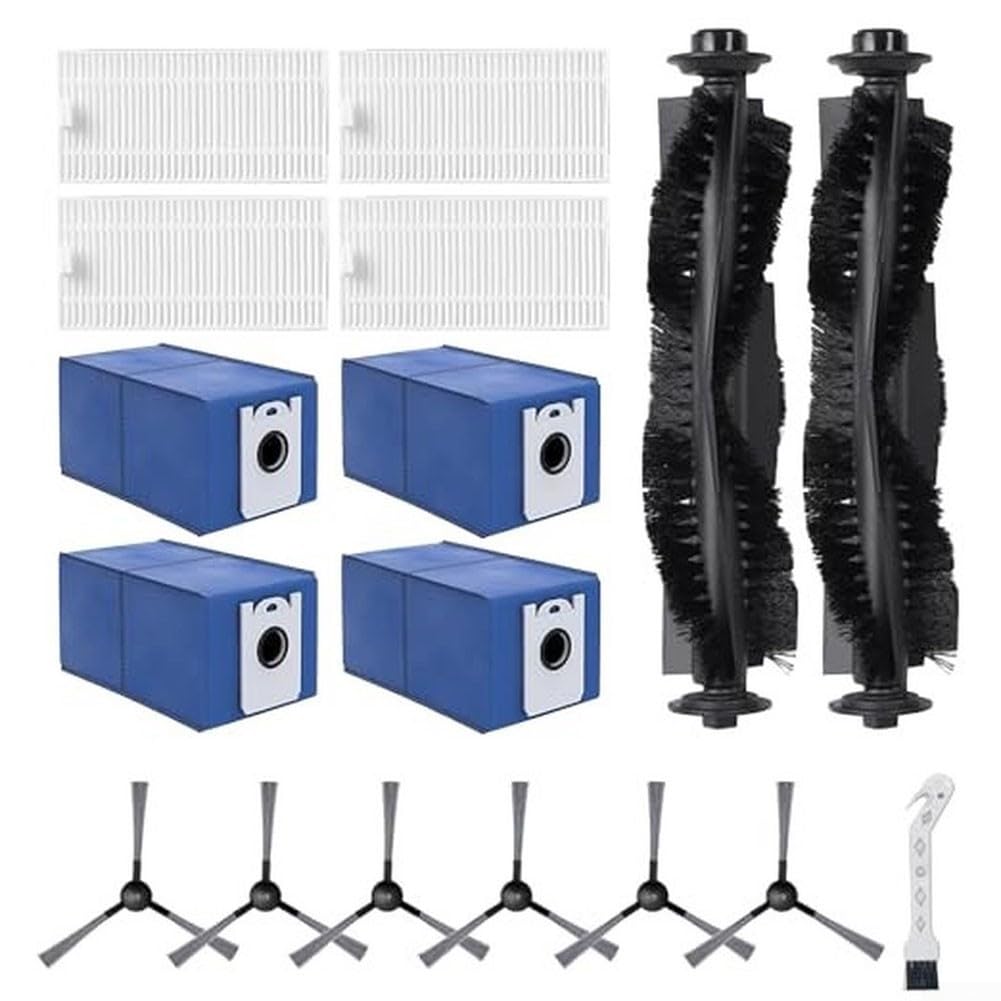 Kit per ricambi per bobsweep per dustin 2 Spazzole 6 Laterali